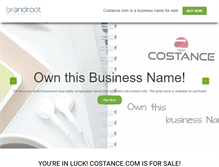 Tablet Screenshot of costance.com